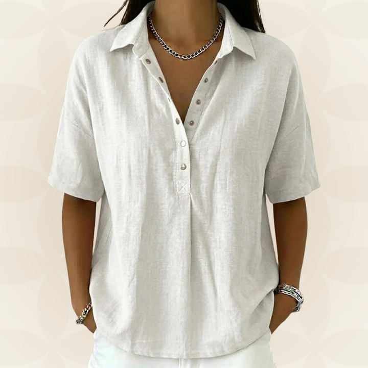 Sorcha | The Collared Button Blouse