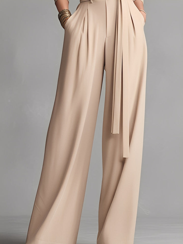 Blake | Neutral-colored Cotton Blend Knit