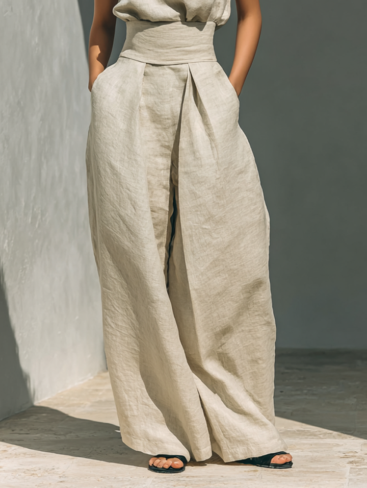 Amber | Cotton Linen Blend Sleeveless