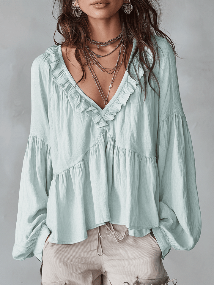 Eleanor | Airy Vintage-Inspired Ruffle Soft Ruffle Bohemian