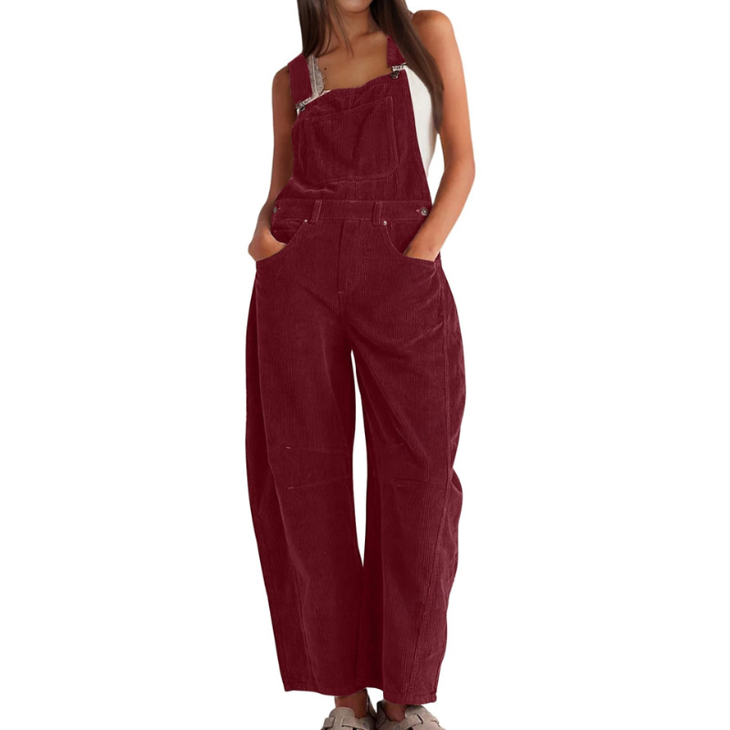Ophelia | Wide Leg Overalls Jumpsuit