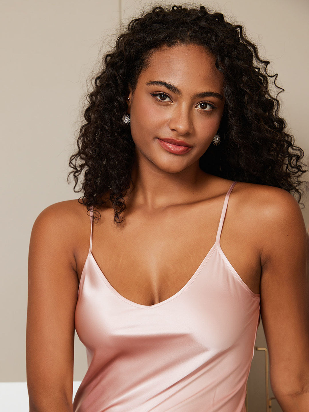 Cleo | Elegant Spaghetti Strap Nightgown