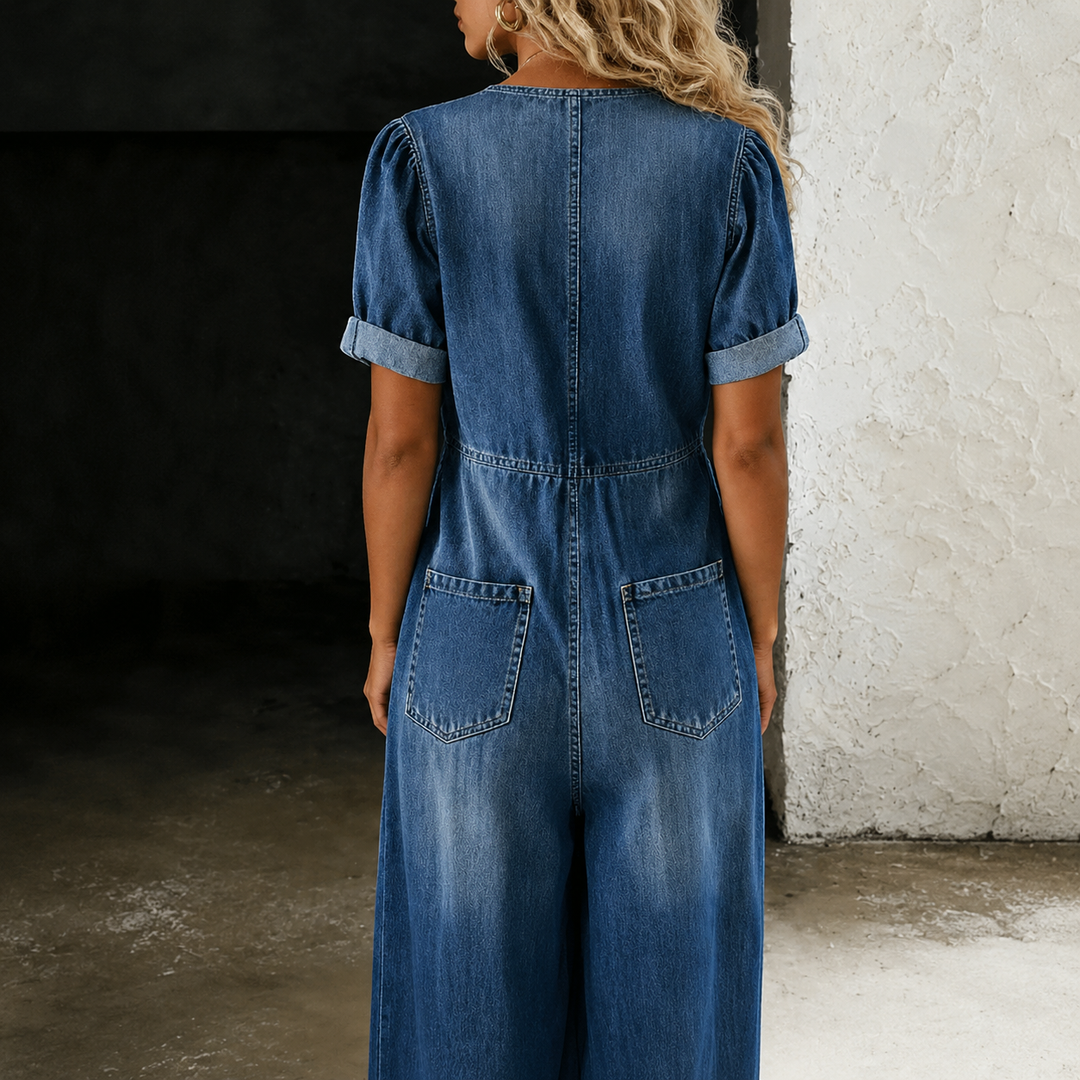 Thina | Denim Easy Playsuit