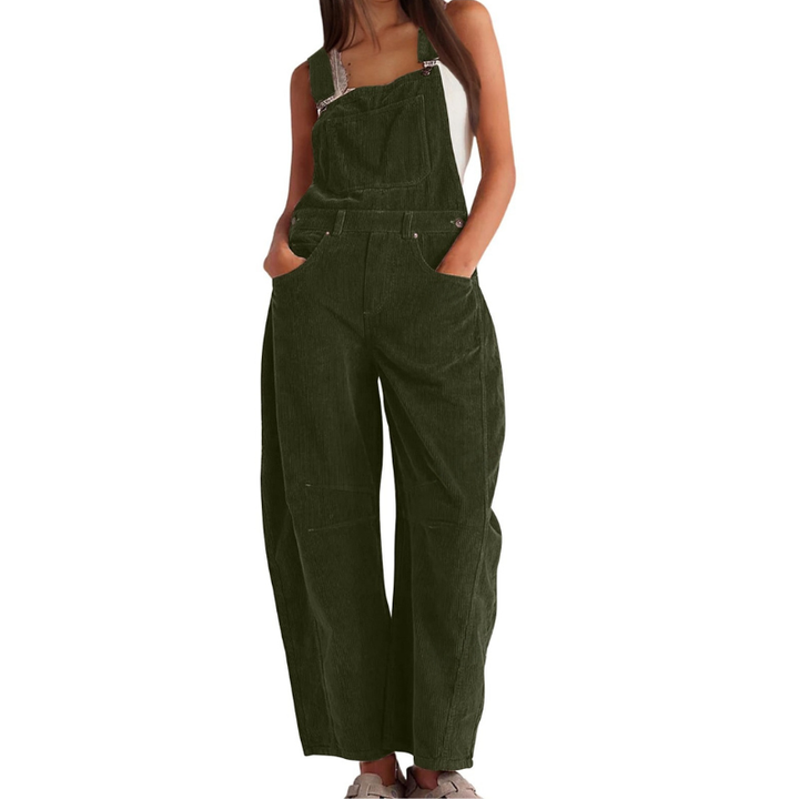Ophelia | Wide Leg Overalls Jumpsuit