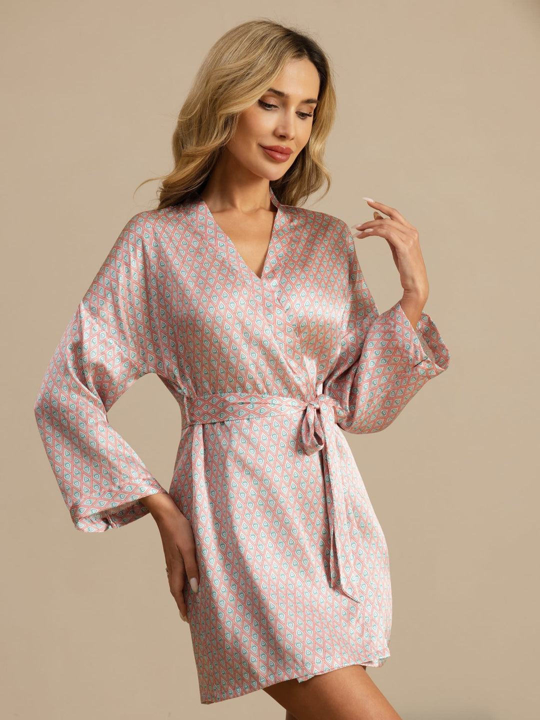 Luna | Short Silk Nightgown