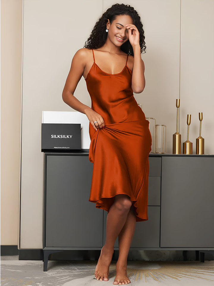 Andrea | Long Silk Nightgown