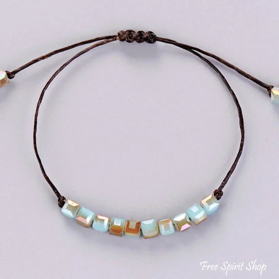 Zara | Handmade Boho Crystal Bracelet -