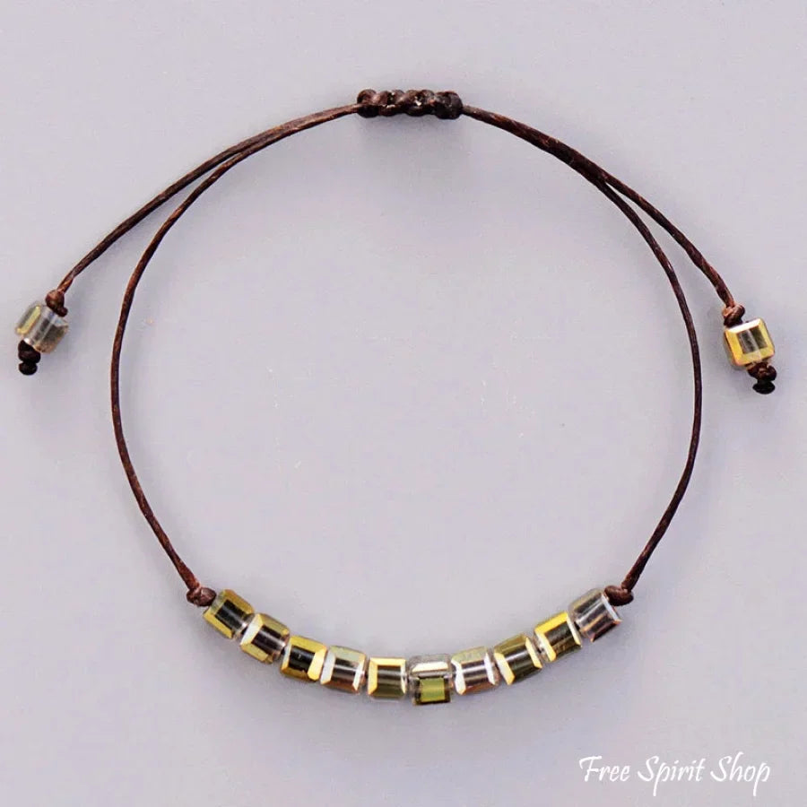 Zara | Handmade Boho Crystal Bracelet -