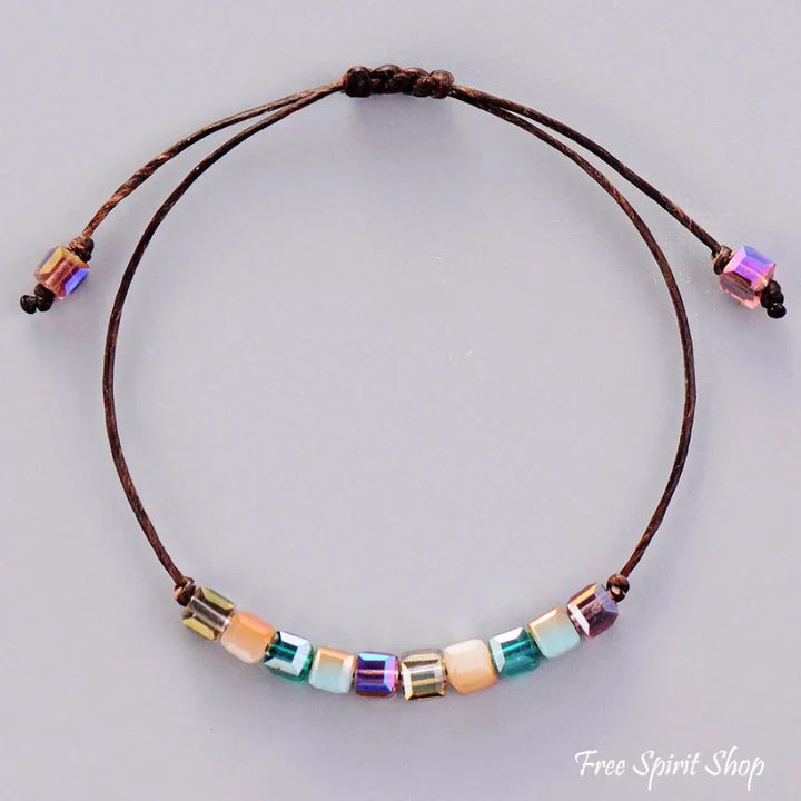 Zara | Handmade Boho Crystal Bracelet -