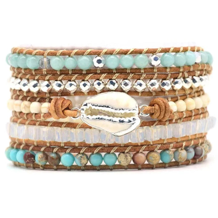 Teresa | Handmade Natural Amazonite & Howlite