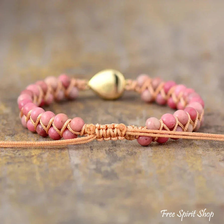 Ines | Rhodonite & Opal Bead