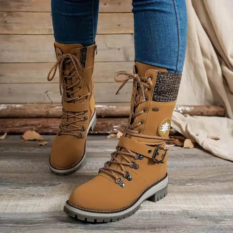 Sora | High Heel Winter Boots for Women | Stylish & Warm for Cold Weather
