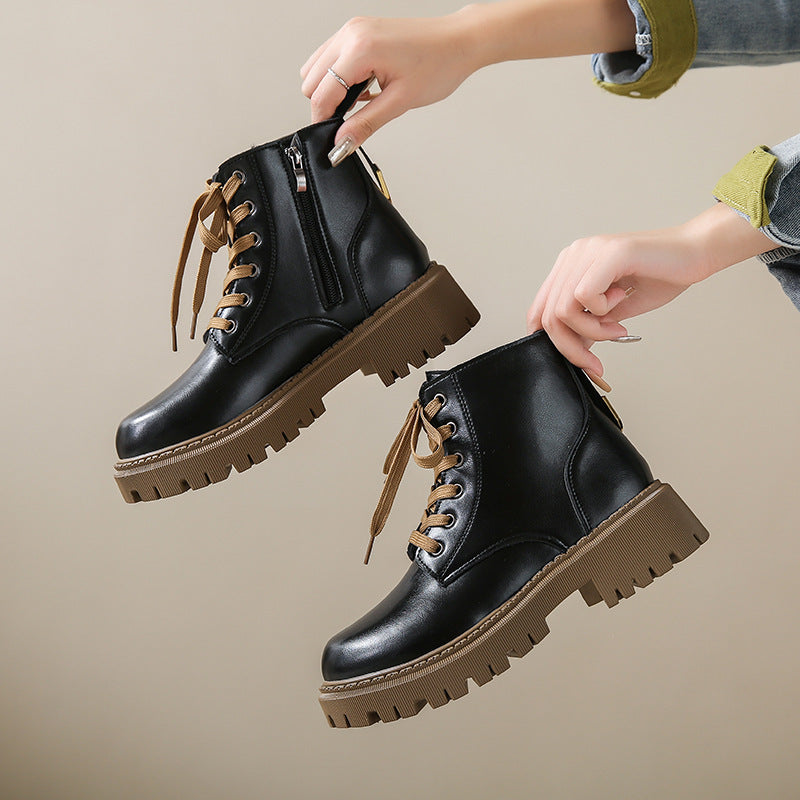 Fia | Lined Combat Boots