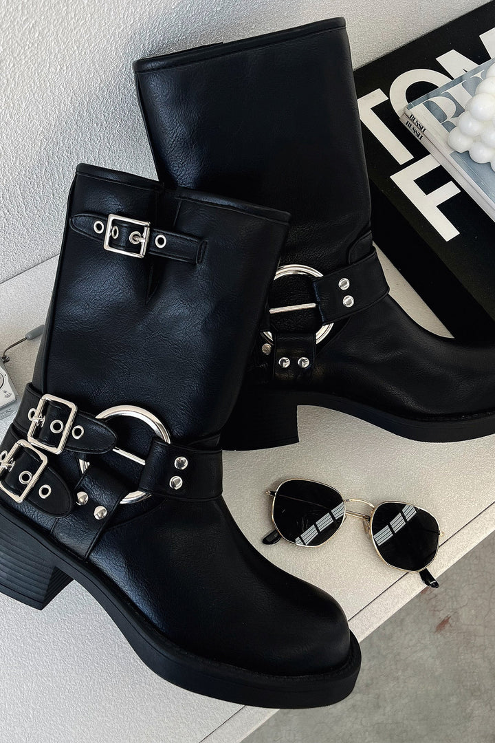 Rhea | Women's Black Short Boots