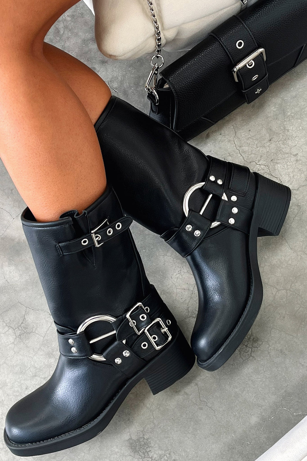 Rhea | Women's Black Short Boots