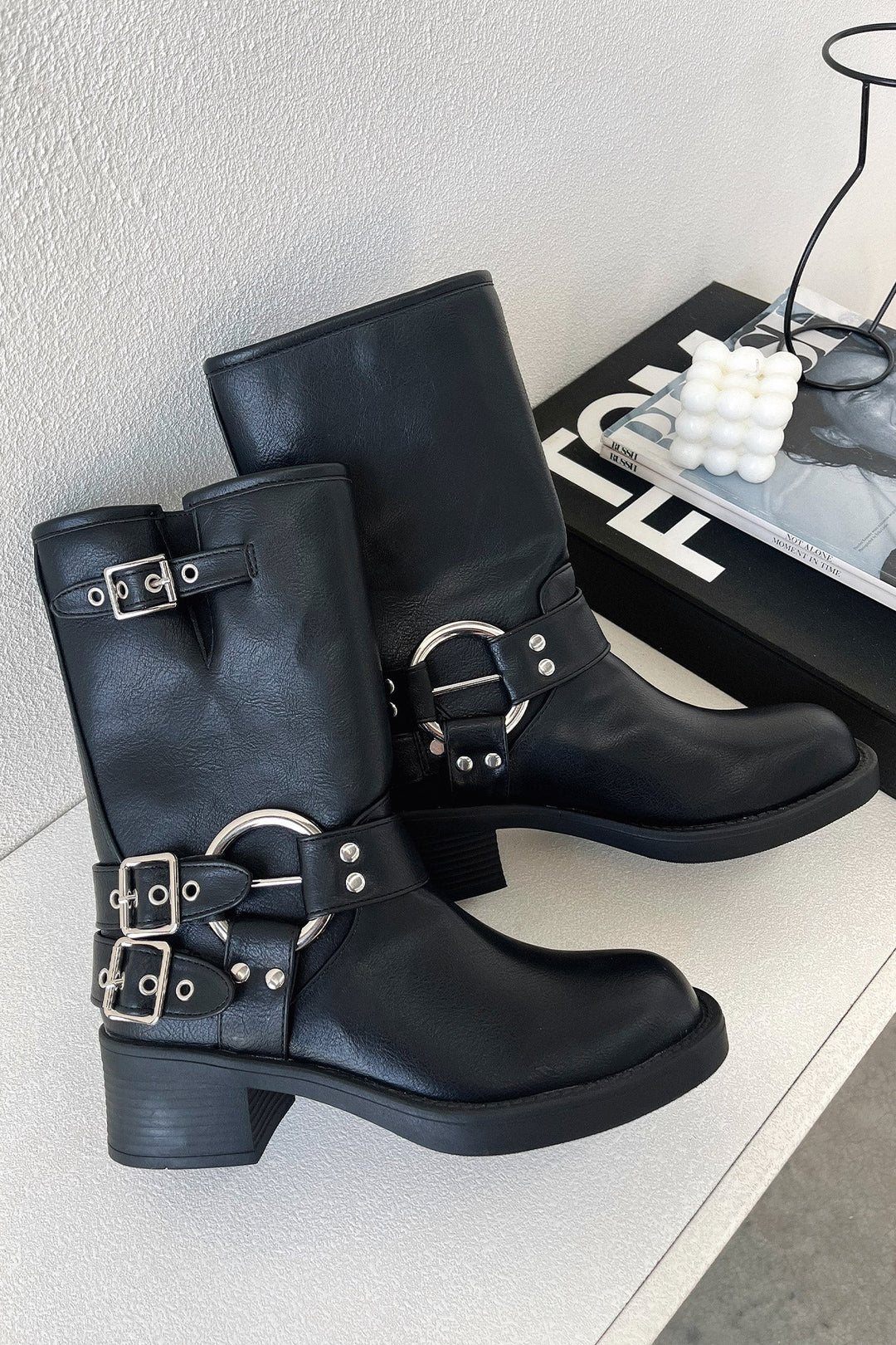Rhea | Women's Black Short Boots