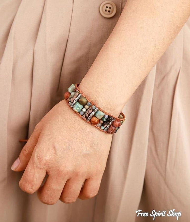 Eloise | Handmade Mix Natural Stone Wrap