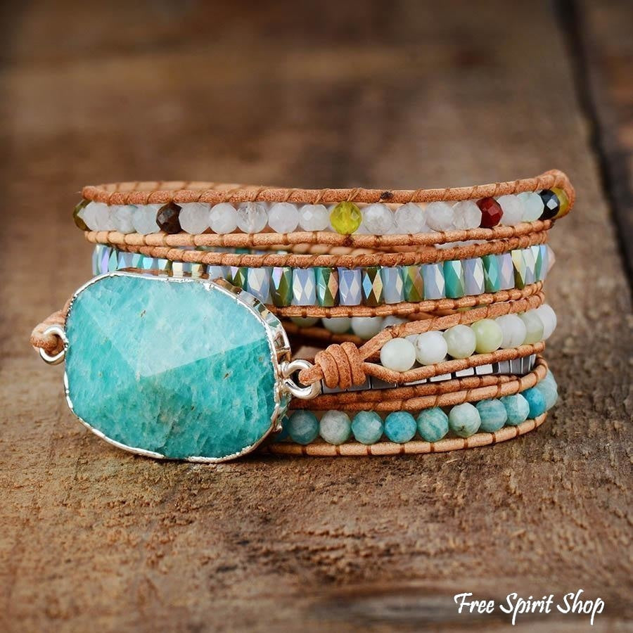 Joy | Handmade Natural Amazonite & Mix