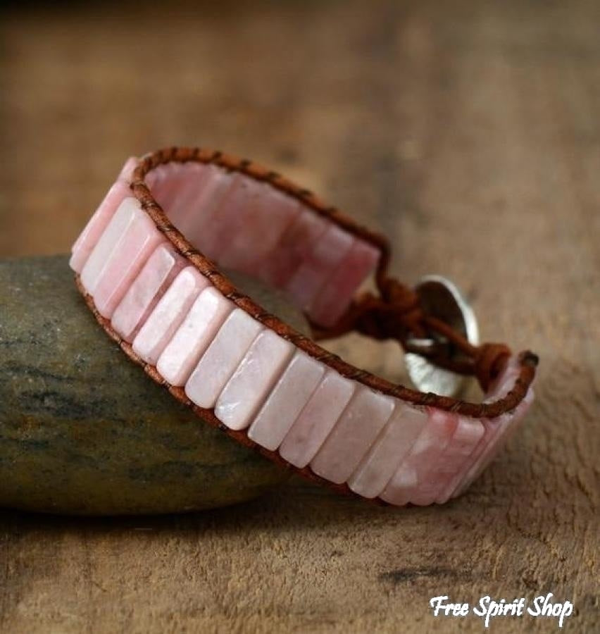 Giselle | Handmade Natural Pink Opal Stone