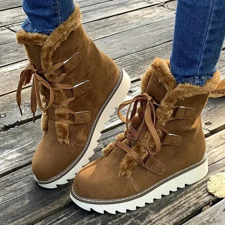 ArcticBloom | Plush-Lined Winter Boots