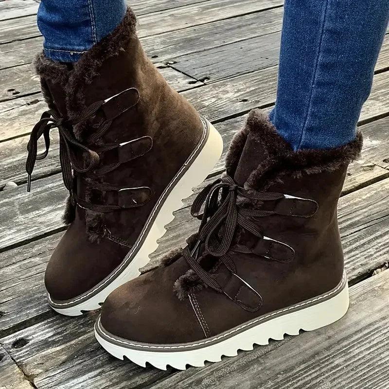 ArcticBloom | Plush-Lined Winter Boots