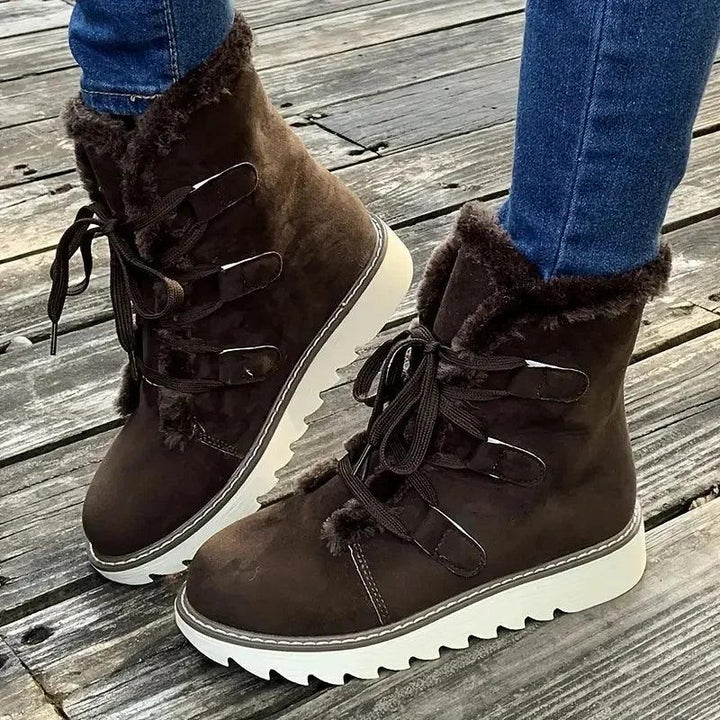 ArcticBloom | Plush-Lined Winter Boots