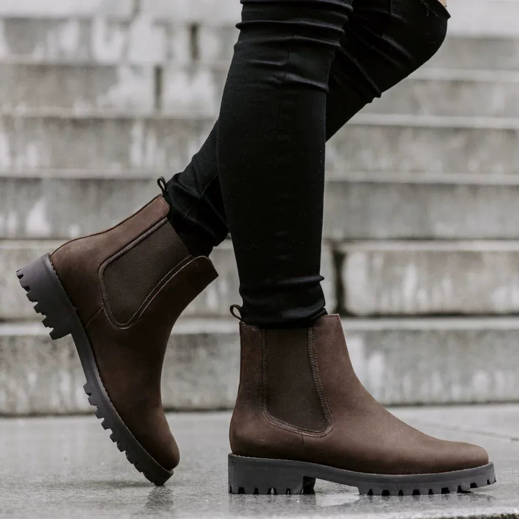 Jess | Women’s Ankle Boots - Chunky Lug Sole