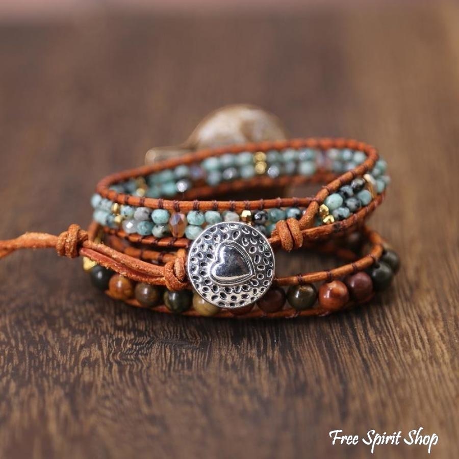 Diana | Ammonite Fossil Jasper & African