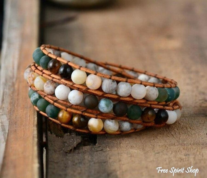 Yasmin | Jasper Tiger Eye & Green