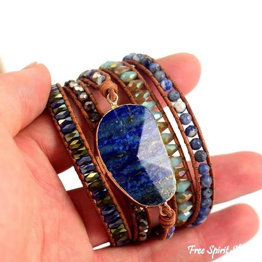 Phoebe | Lapis Lazuli & Sodalite Wrap