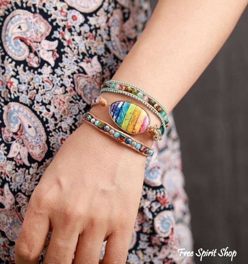 Crystal | Mix Gemstones & Rainbow Chakra