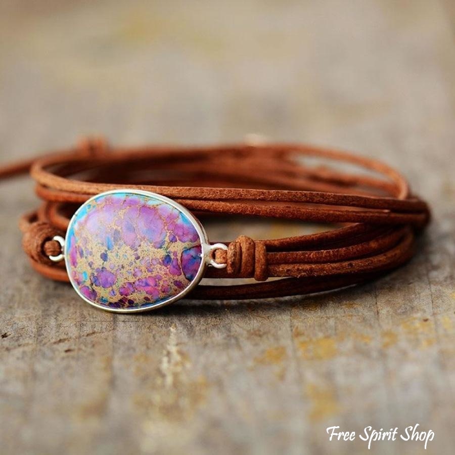 Jill | Purple Jasper Rope Wrap