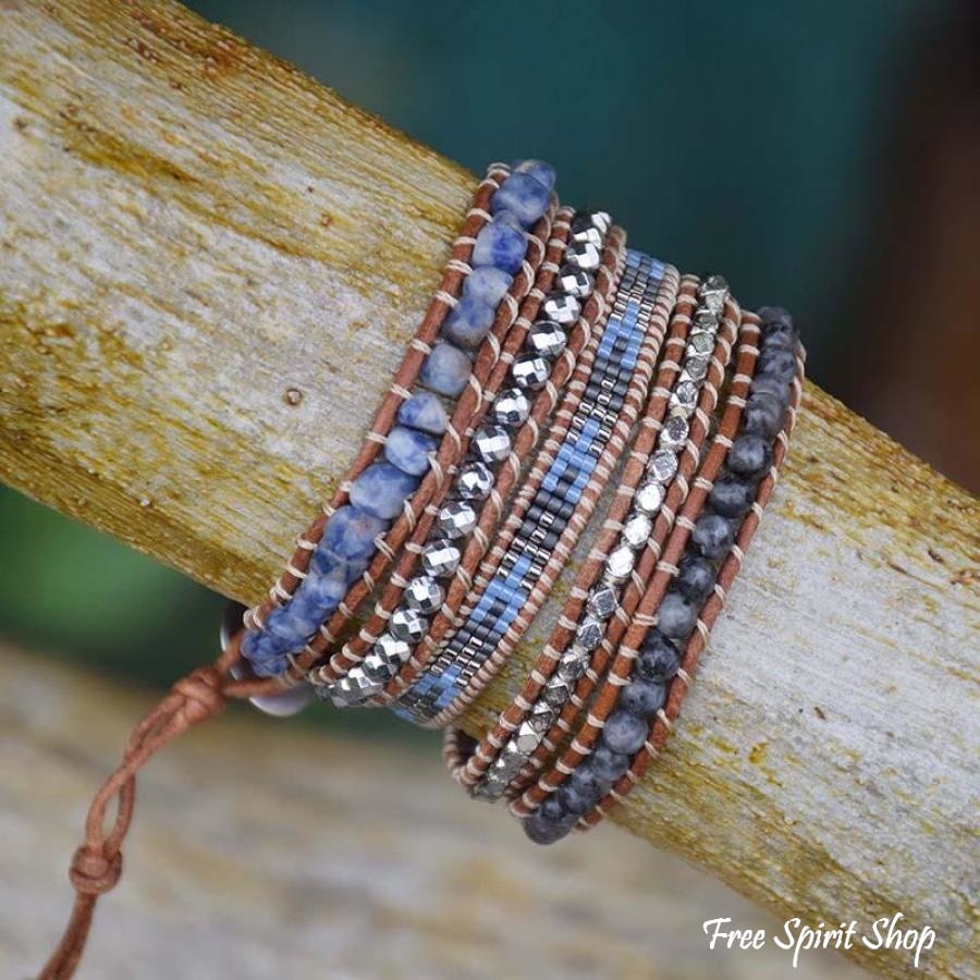 Xanthe | Sodalite, Labradorite & Hematite Stone