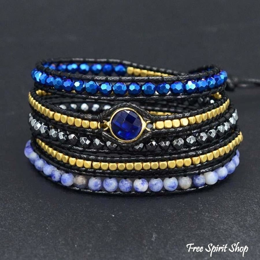 Violet | Sodalite Magic Blue Wrap