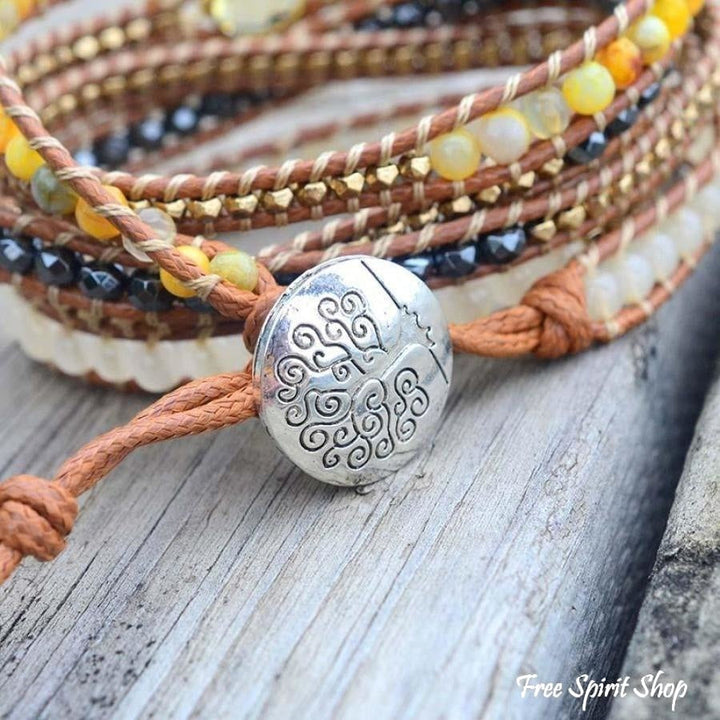 Elisa | Sunny Citrine Gemstone Wrap