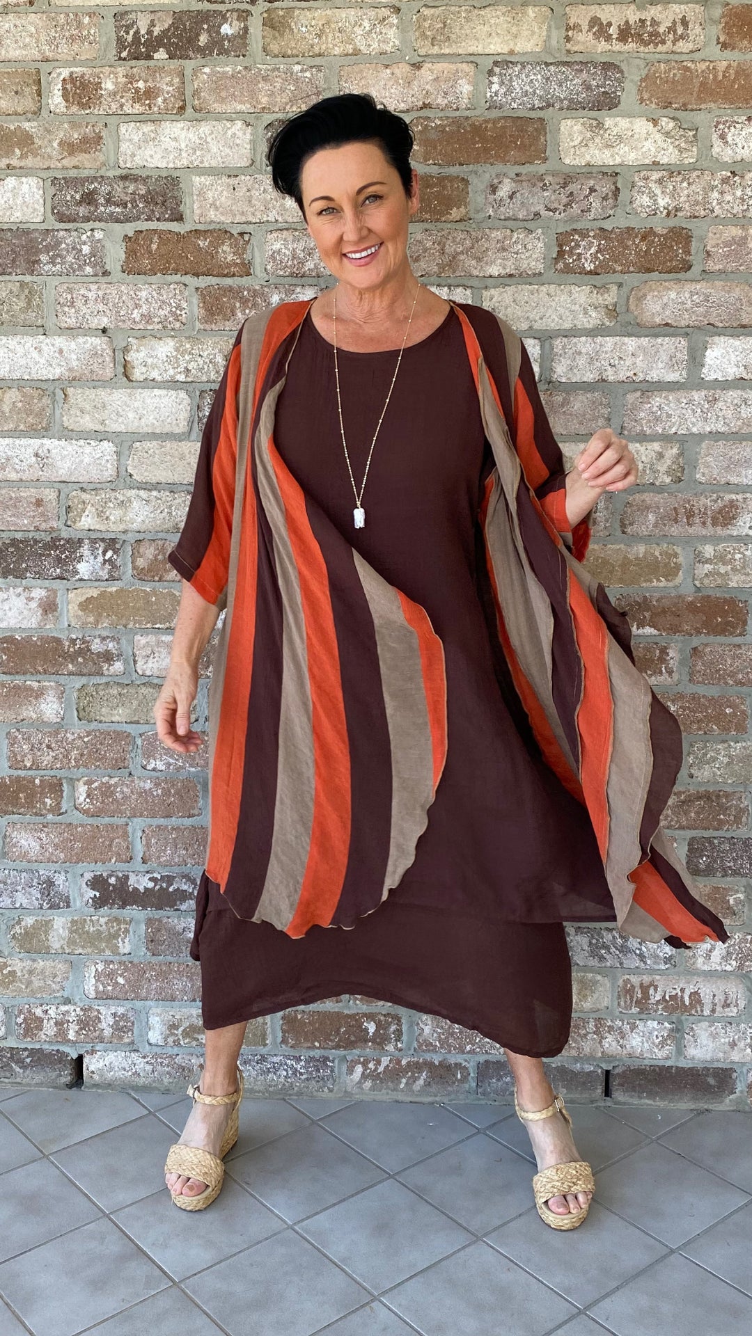 Lavinia | Chocolate Maxi Dress