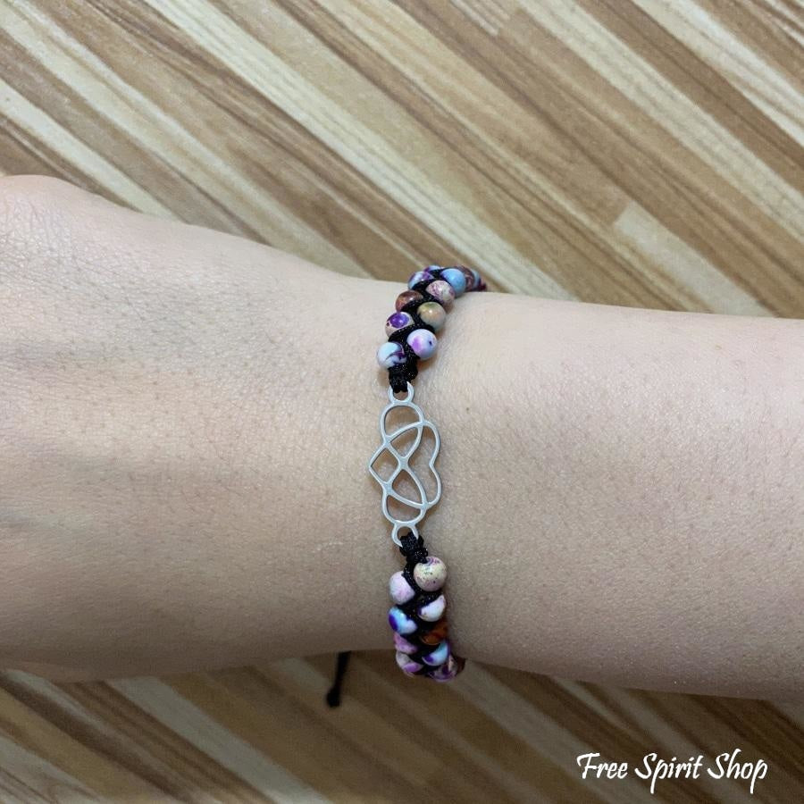 Hannah | Purple Jasper Infinity Love Bead
